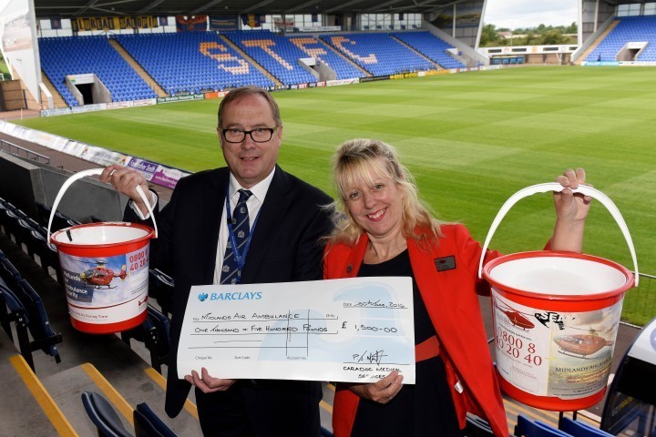 £1500 raised for Midlands Air Ambulance