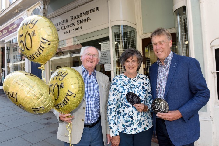 Shropshire family step up celebrations for 50th year of running pharmacies in county